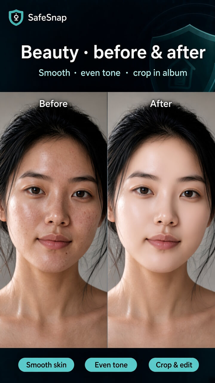Beauty—before and after