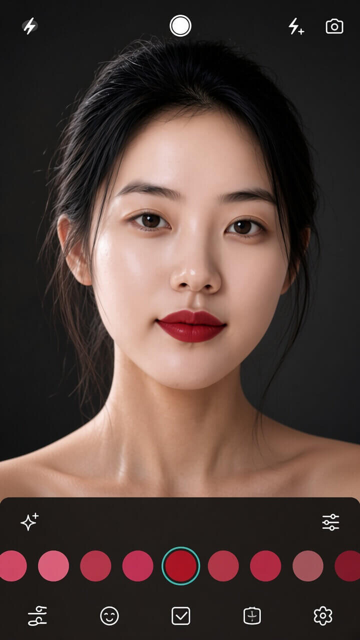 Brand lipstick shades while you shoot